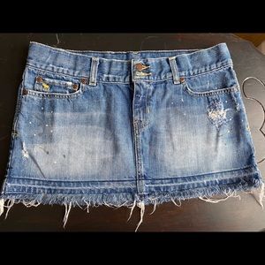 Abercrombie & Fitch Jean Mini Skirt